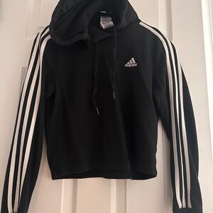 Adidas Black Pullover with White Accents